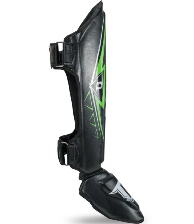 Booster Kickboxing Schienbeinschoner BK/GR War Schwarz Grün