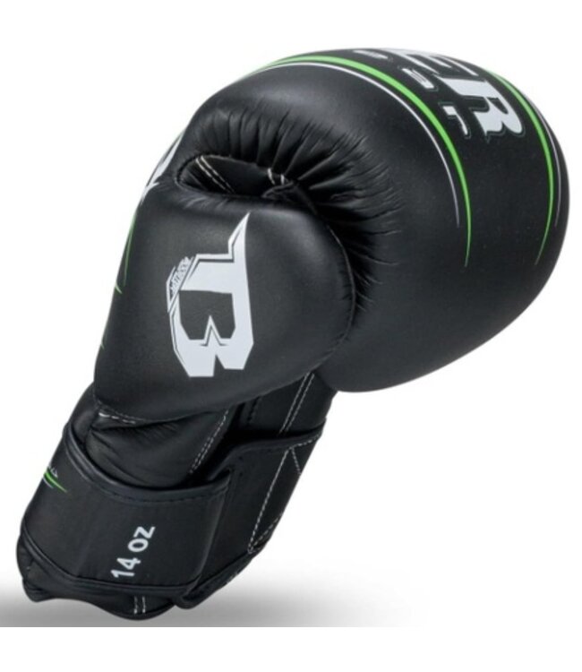 Booster Muay Thai Boxing Gloves BG WAR Black Green