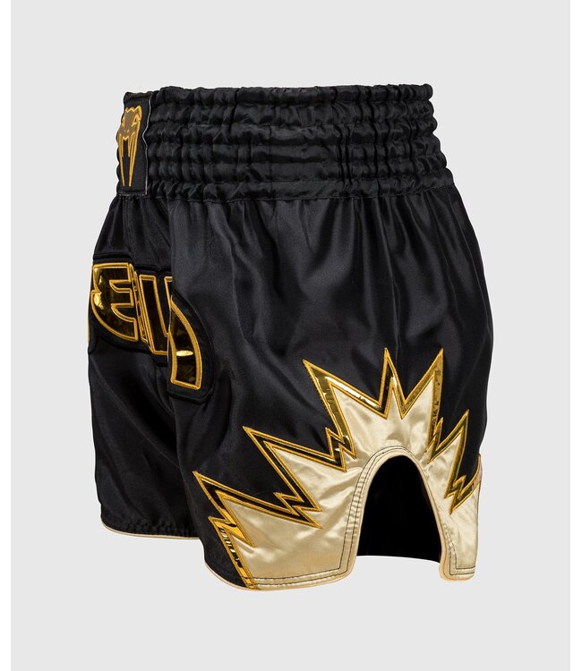 Venum Inferno Muay Thai Kickboxing Shorts Schwarz Gold