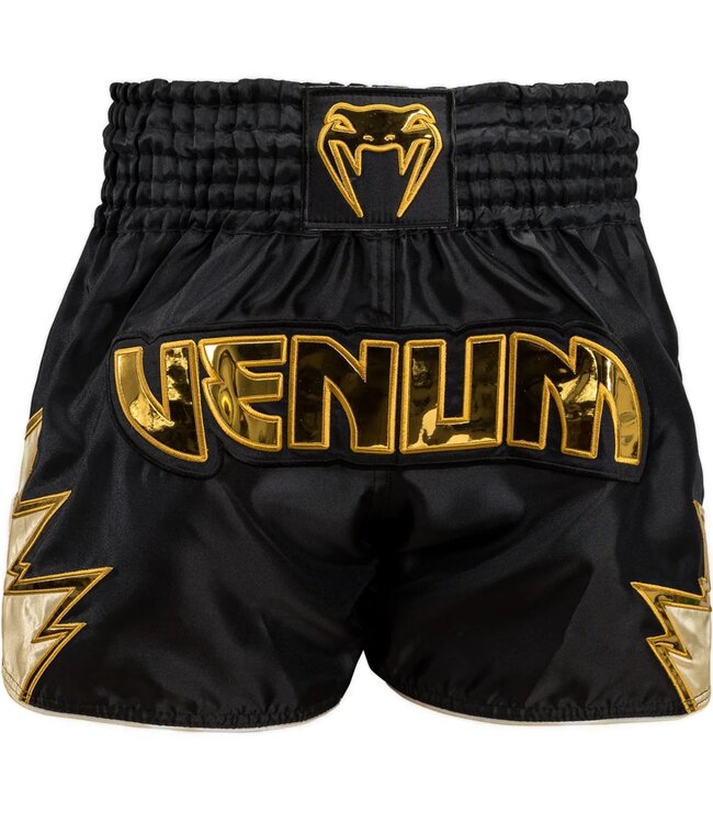 Venum Venum Inferno Muay Thai Kickboxing Shorts Black Gold