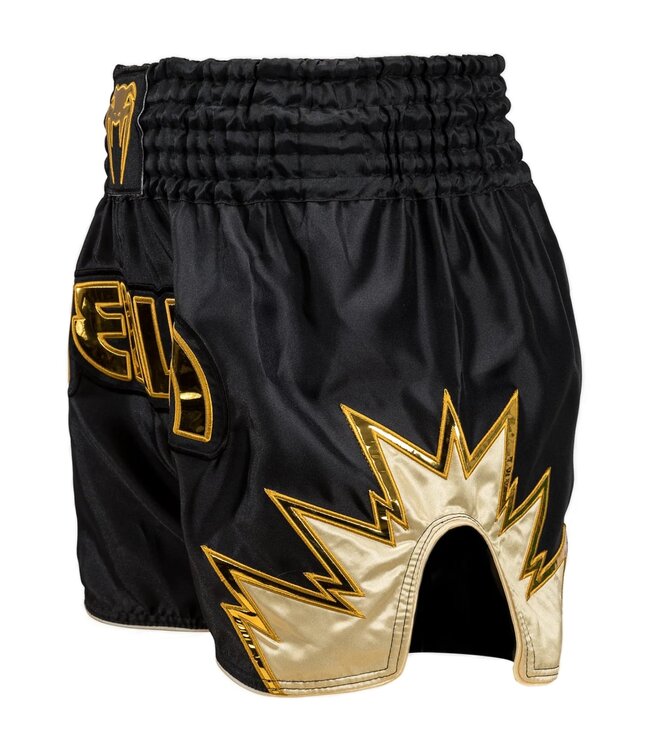 Venum Venum Inferno Muay Thai Kickboxing Shorts Black Gold