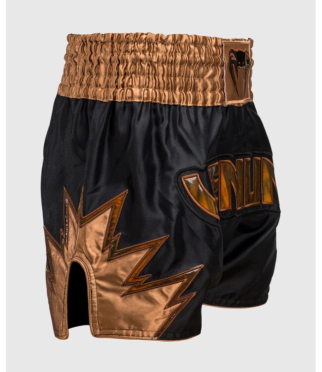 Venum Inferno Muay Thai Kickboxing Shorts Schwarz Bronze