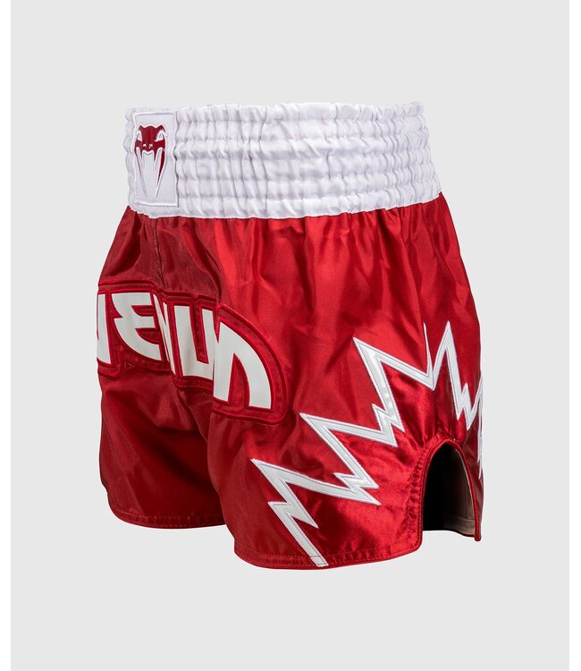 Venum Inferno Muay Thai Kickboxing Shorts Rot Weiß