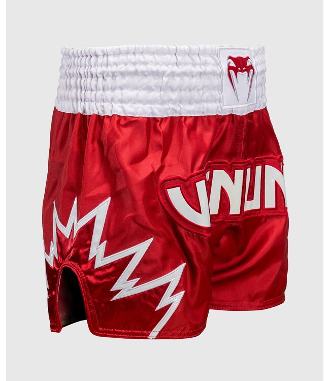 Venum Inferno Muay Thai Kickboxing Shorts Rot Weiß