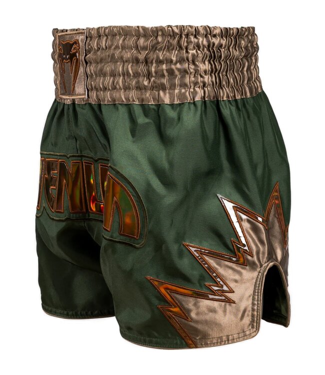 Venum Inferno Muay Thai Kickboks Shorts Khaki Brons