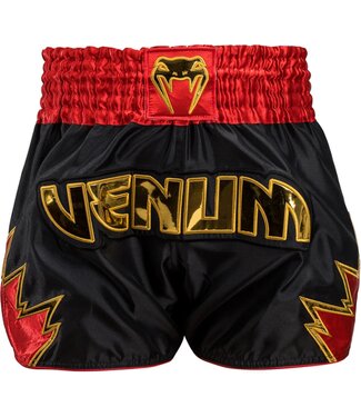 Venum Venum Inferno Muay Thai Shorts Black Gold Red