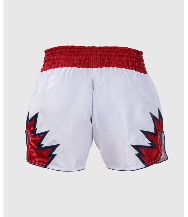 Venum Inferno Muay Thai Shorts Weiß Rot