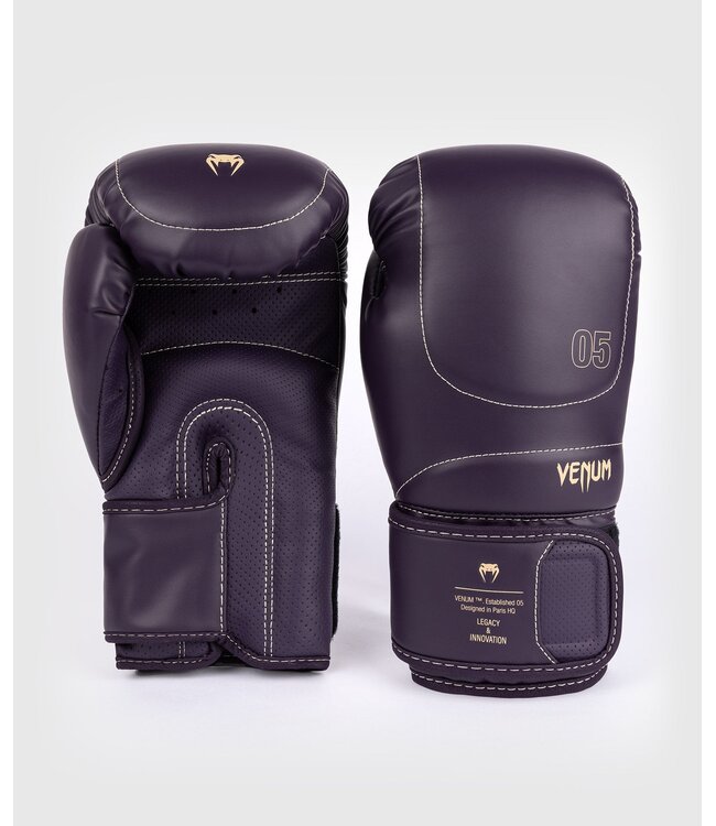 Venum Impact Evo Boxing Gloves Deep Purple
