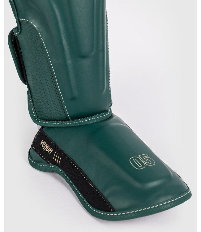 Venum Impact Evo Kickboxing Shinguards Emerald Green