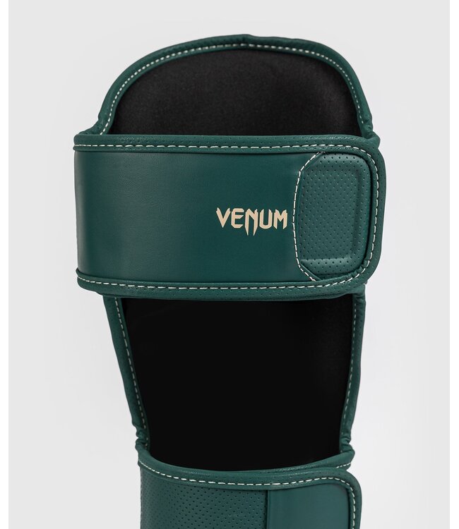 Venum Impact Evo Kickboxing Shinguards Emerald Green