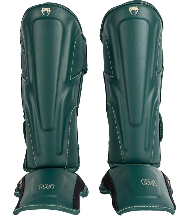 Venum Impact Evo Kickboxing Shinguards Emerald Green