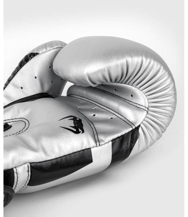 Venum Venum Elite Boxing Gloves Microfiber Silver Black
