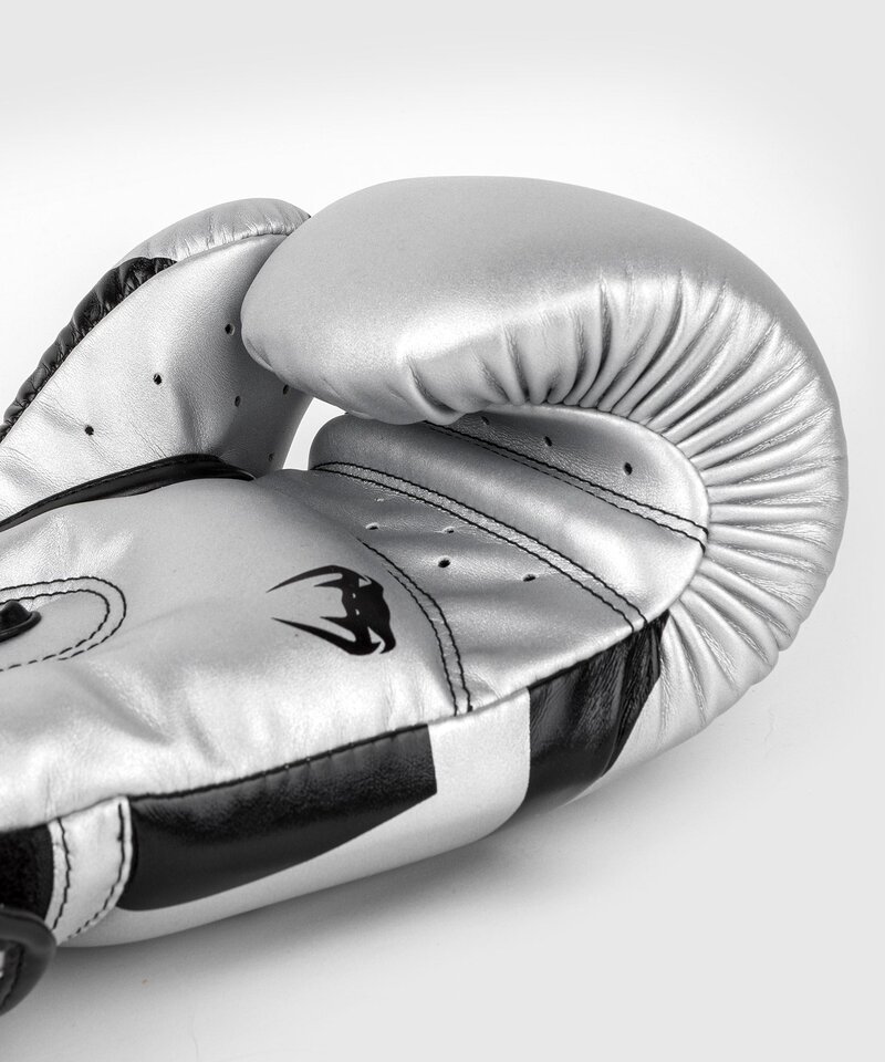 Venum Venum Elite Boxhandschuhe Mikrofaser Silber Schwarz