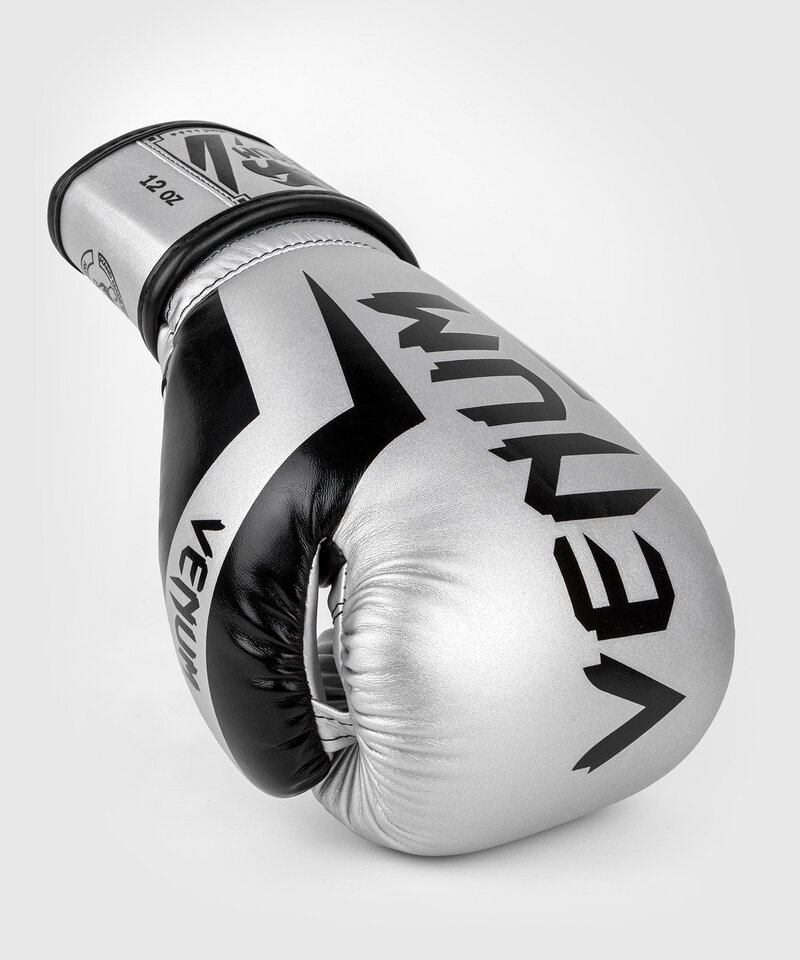 Venum Venum Elite Boxhandschuhe Mikrofaser Silber Schwarz
