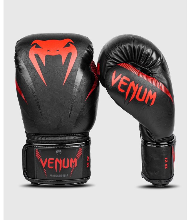 Venum Venum Impact Muay Thai Boxhandschuhe Schwarz Rot