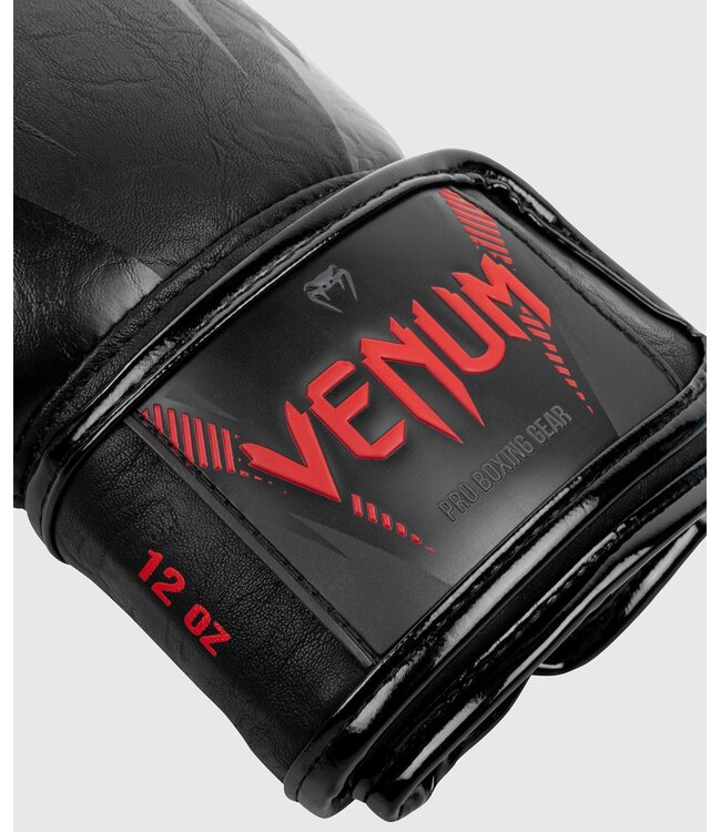 Venum Impact Muay Thai Boxing Gloves Black Red