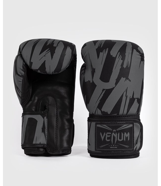 Venum Graffiti Boxing Gloves Black Urban Charcoal