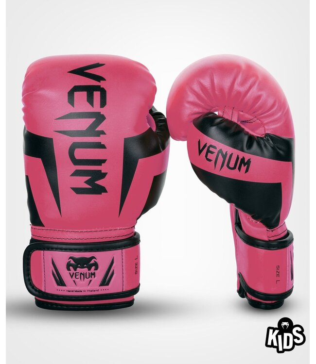Venum Elite Kinder Boxhandschuhe Pink Schwarz