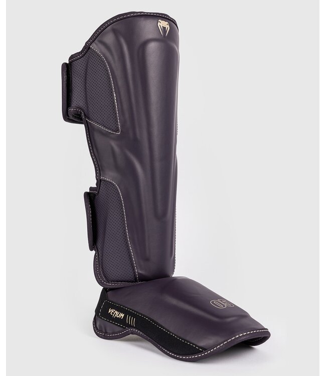 Venum Impact Evo Kickboxing Shinguards Deep Purple