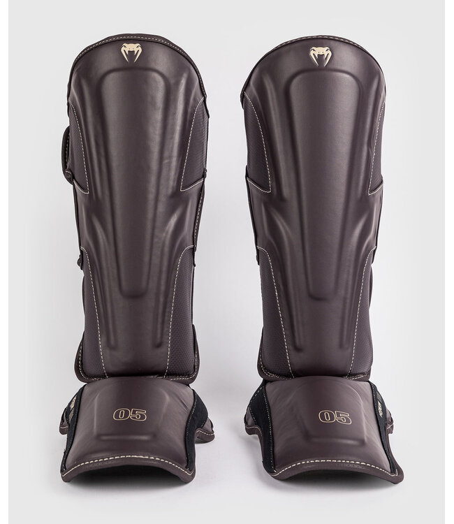 Venum Impact Evo Kickboxen Schienbeinschoner Chocolate