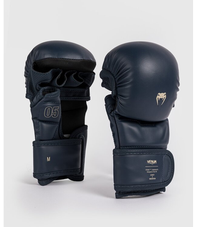 Venum Impact Evo Sparring MMA Gloves Icy Blue