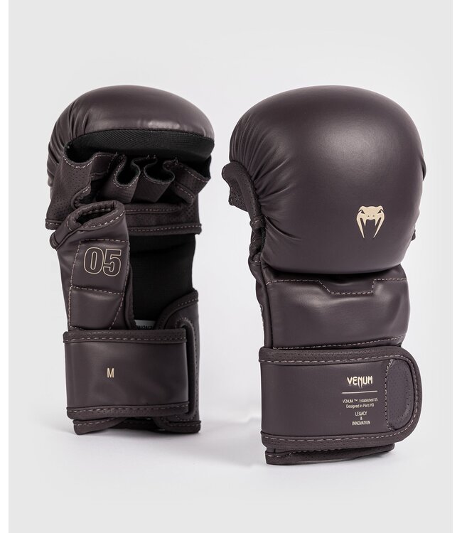 Venum Impact Evo Sparring MMA Gloves Chocolate