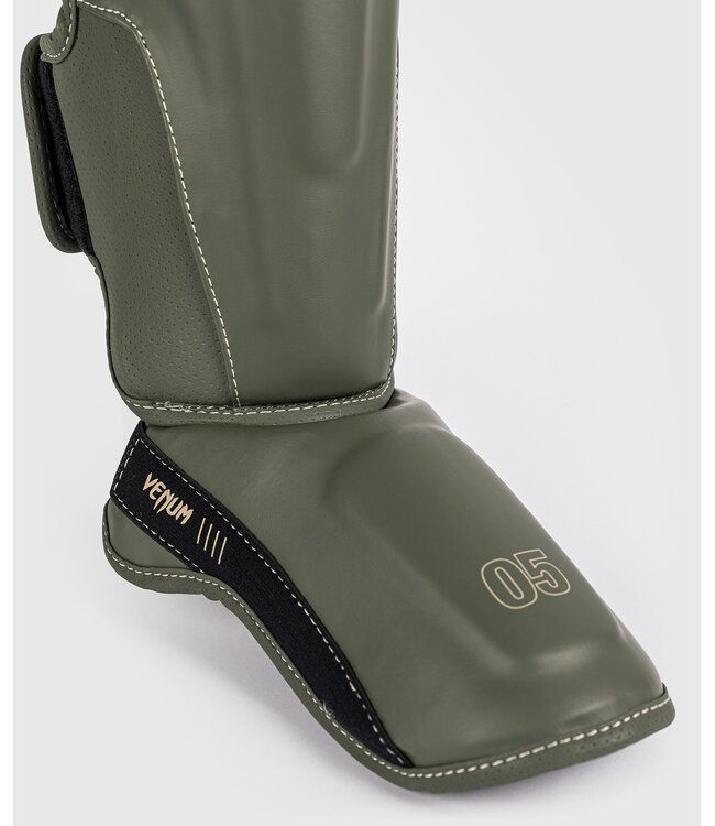 Venum Impact Evo Kickboks Scheenbeschermers Military Green