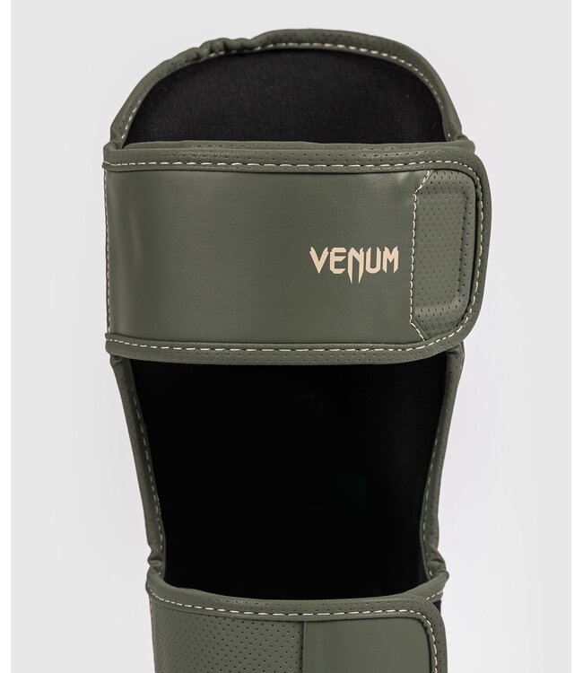 Venum Impact Evo Kickboks Scheenbeschermers Military Green