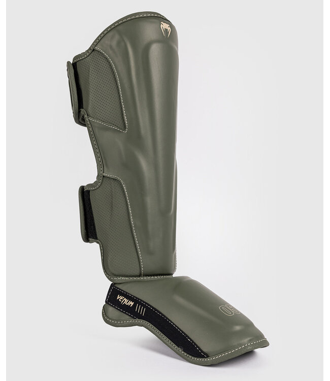 Venum Impact Evo Kickboks Scheenbeschermers Military Green