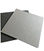 Puzzle mats 100x100 cm 2 cm Black Grey 5 Line Pattern