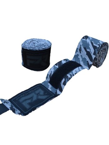 PunchR™  PunchR™ Boksbandages Hand Wraps TreX Camo 260 cm Grijs