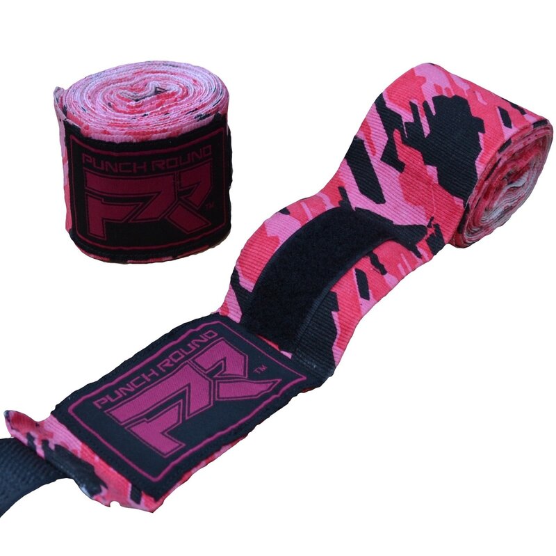 PunchR™  PunchR™ Box Handbandagen TreX Camo 260 cm Pink