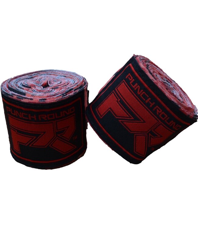 PunchR™ Boksbandages Hand Wraps TreX Camo Kids 200 cm Rood