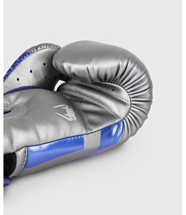 Venum Elite Boxing Gloves Special Edition Grey Blue