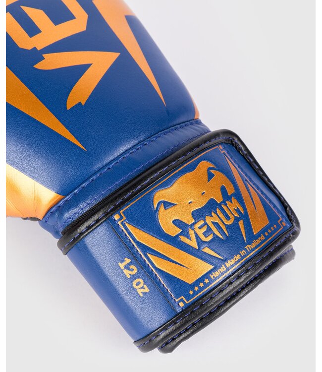 Venum Elite Bokshandschoenen Special Edition Royal Blue Gold