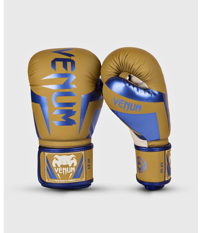 Venum Elite Boxhandschuhe Special Edition Kamelblau