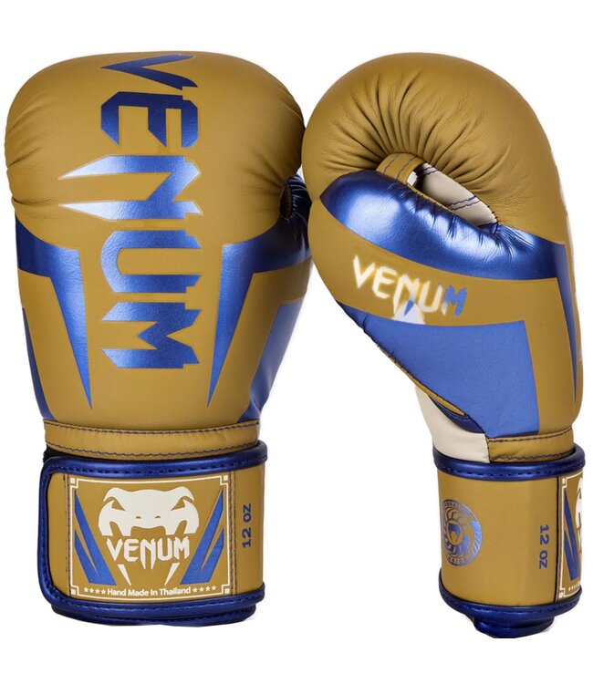 Venum Elite Bokshandschoenen Special Edition Camelblauw