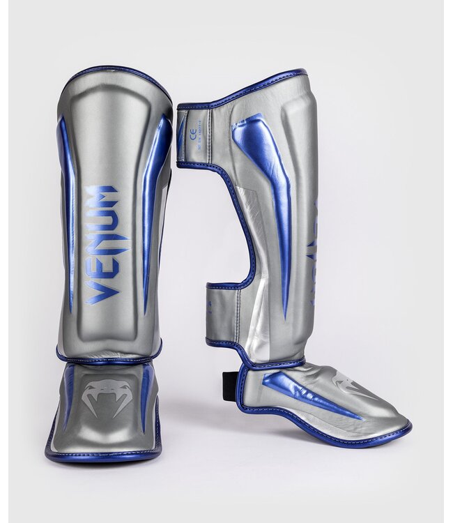 Venum Elite Shinguards Special Edition Grey Blue