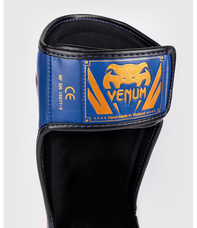 Venum Venum Elite Shinguards Special Edition Royal Blue Gold