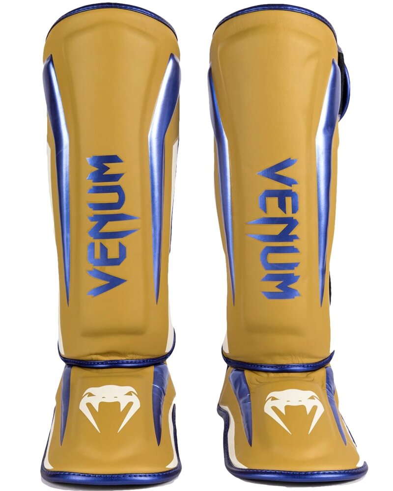 Venum Venum Elite Shinguards Special Edition Camel Blue