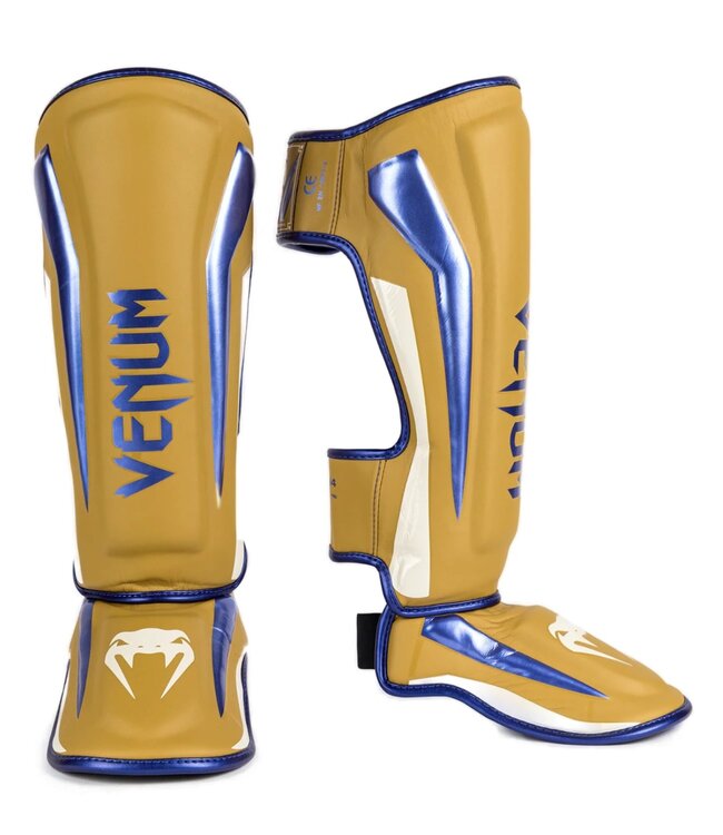 Venum Venum Elite Shinguards Special Edition Camel Blue