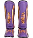 Venum Elite Shinguards Special Edition Dark Purple Gold