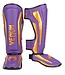 Venum Elite Shinguards Special Edition Dark Purple Gold