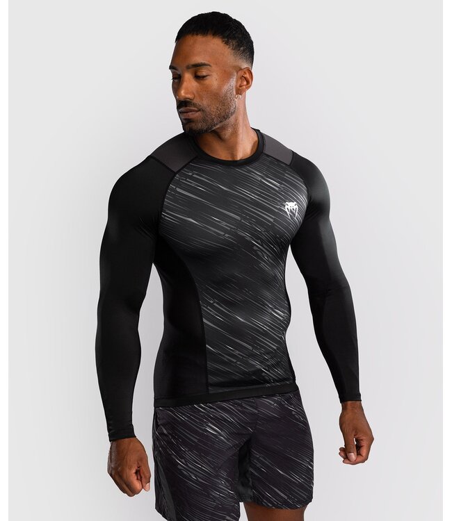 Venum Venum Tectonic Rapid Rashguard L/S Zwart Wit