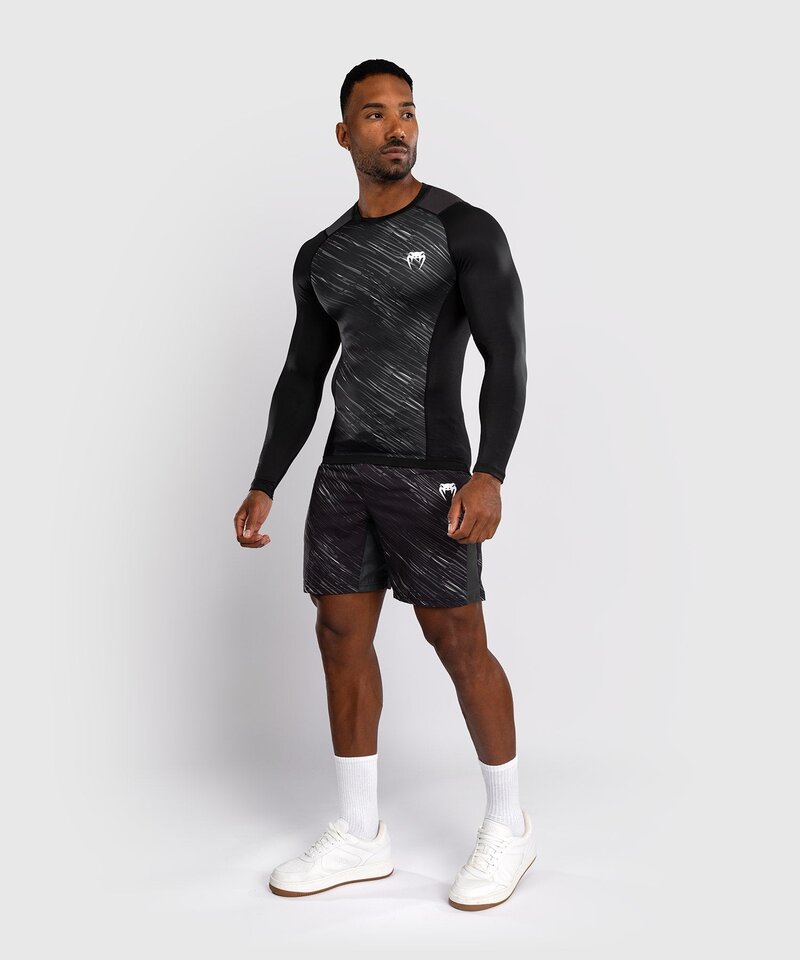 Venum Venum Tectonic Rapid Rashguard L/S Zwart Wit