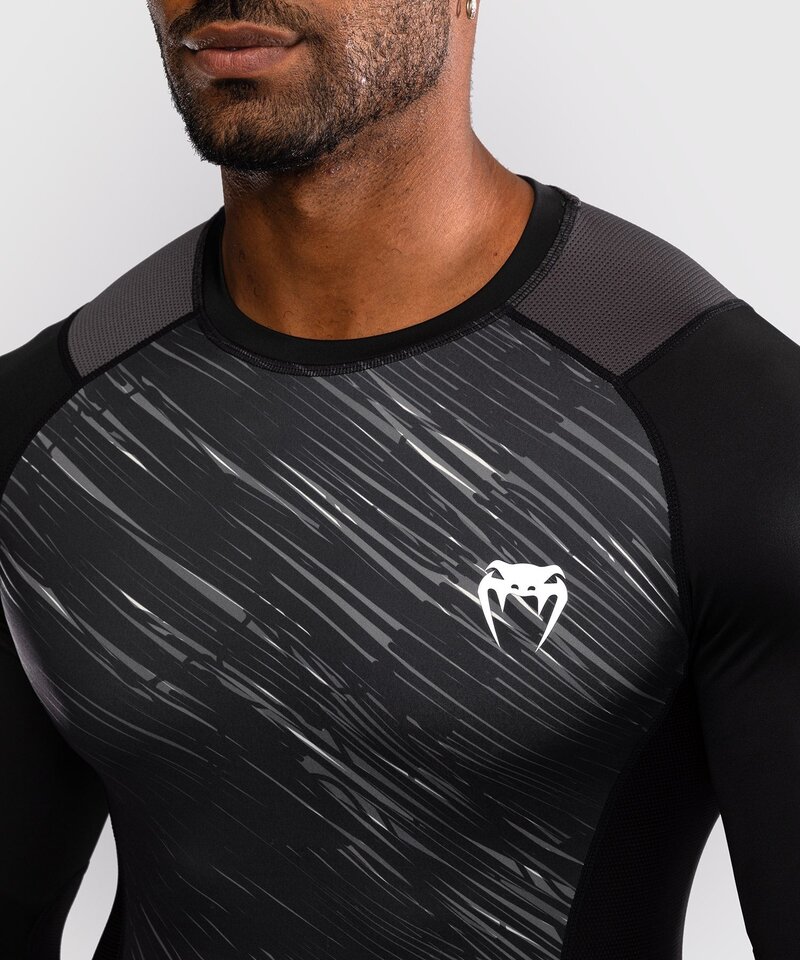 Venum Venum Tectonic Rapid Rashguard L/S Zwart Wit