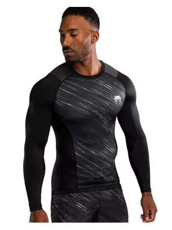 Venum Venum Tectonic Rapid Rashguard L/S Zwart Wit