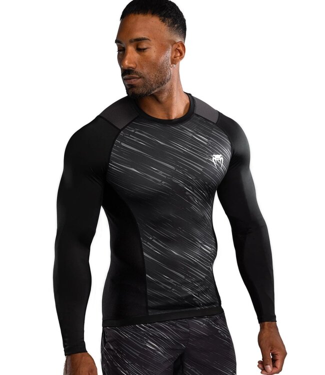 Venum Venum Tectonic Rapid Rashguard L/S Zwart Wit