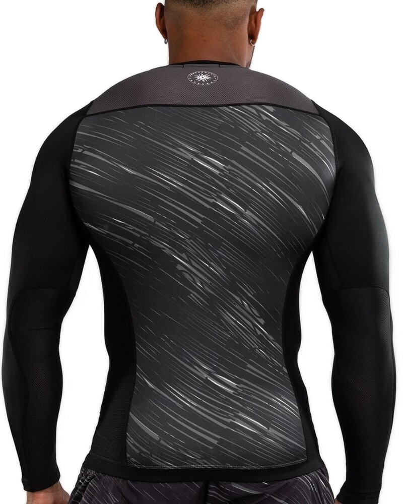 Venum Venum Tectonic Rapid Rashguard L/S Zwart Wit