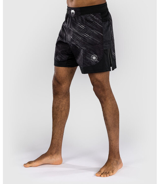 Venum Tectonic Rapid Fight Shorts Black Grey White